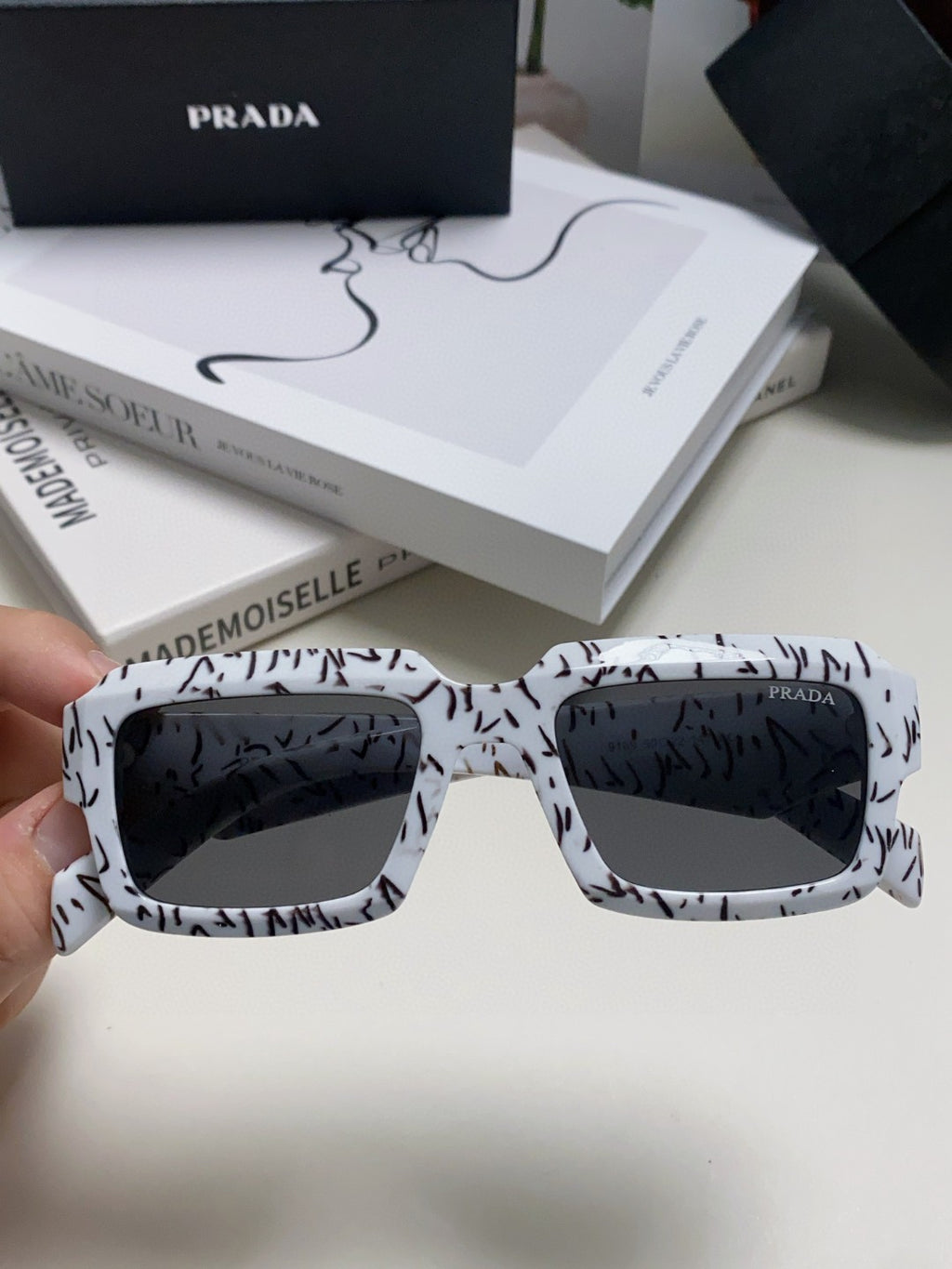 Prada Fashion Gray Lens Sunglasses for Women - 449403 - detail image 3