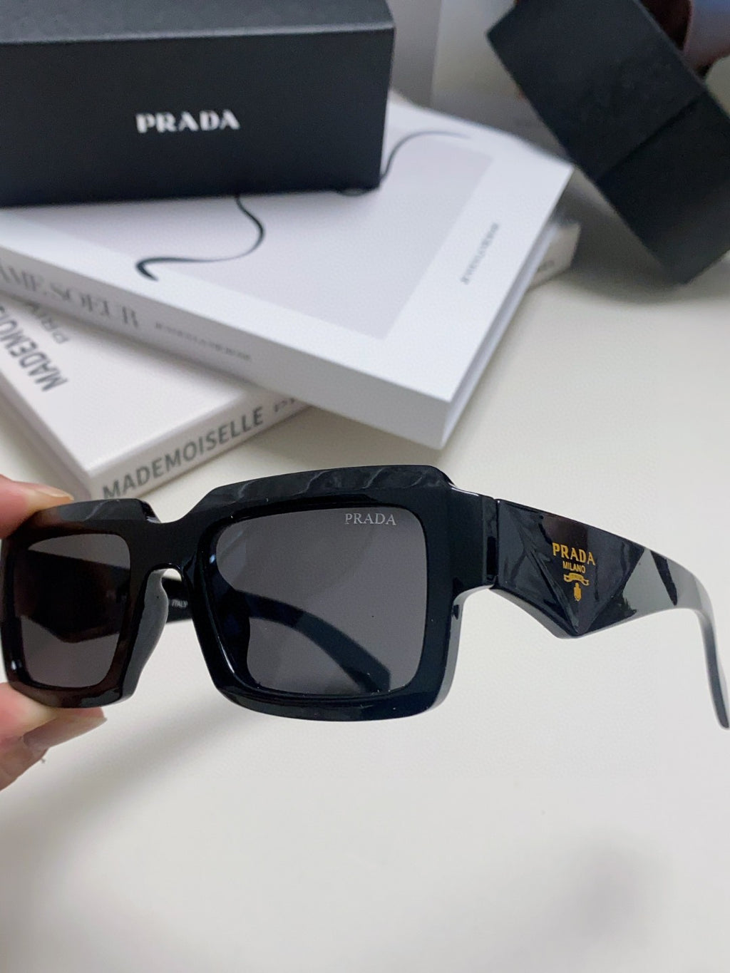 Prada Fashion Gray Lens Sunglasses for Women - 449405 - detail image 4