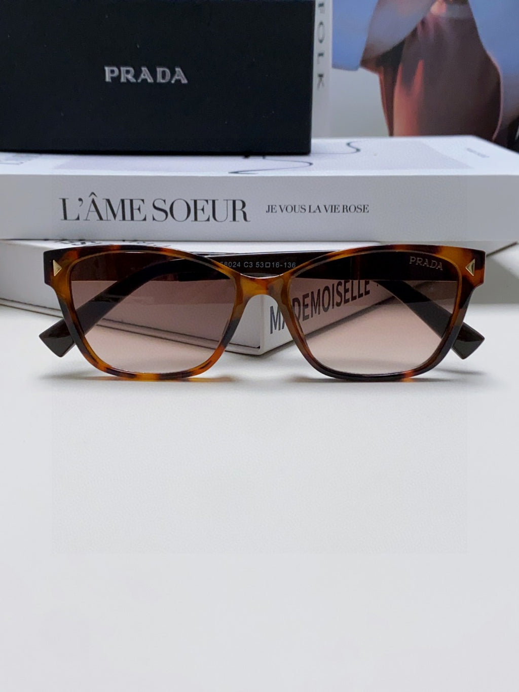 Prada Oversized Silver Lens Sunglasses for Men & Women - 487044 - detail image 6