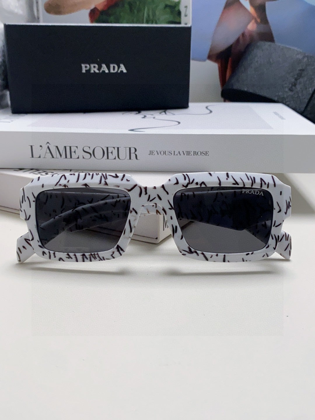 Prada Fashion Gray Lens Sunglasses for Women - 487045 - detail image 6