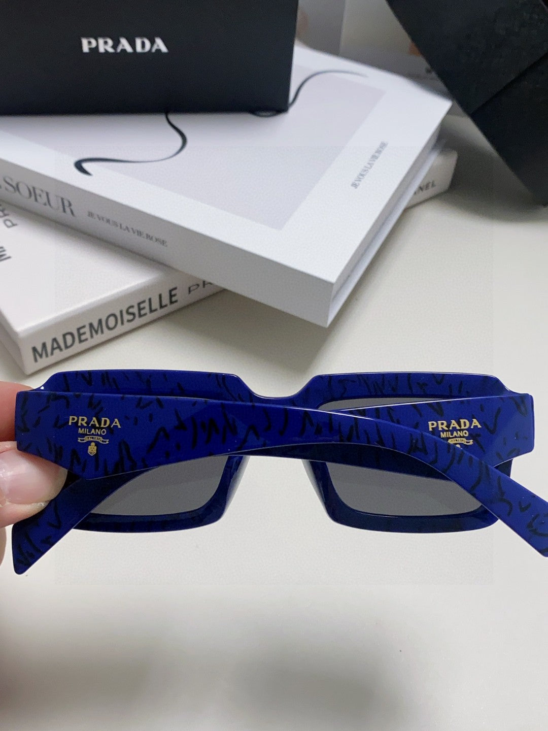 Prada Fashion Blue Lens Sunglasses for Women - detail image 4