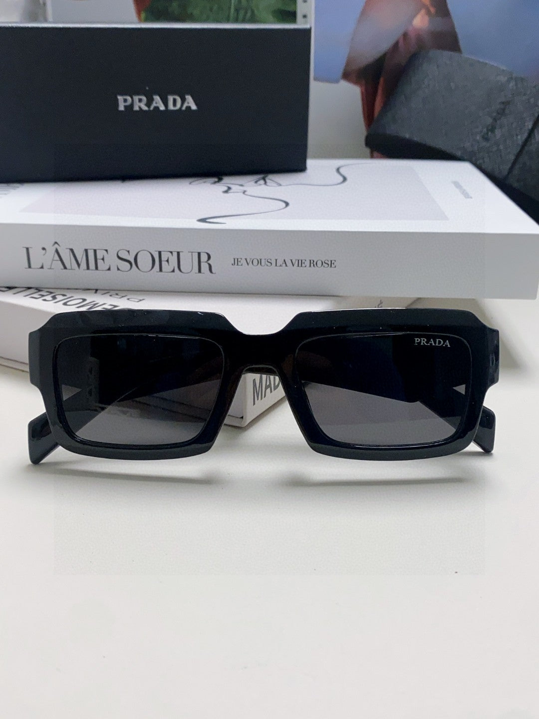 Prada Fashion Gray Lens Sunglasses for Women - detail image 5