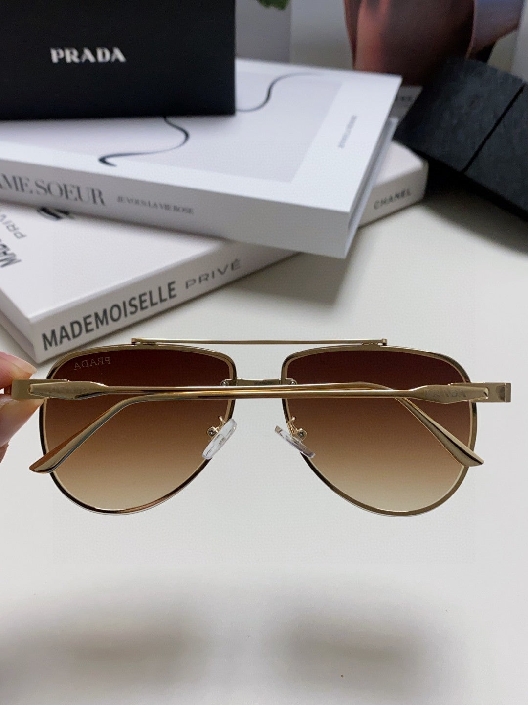 Prada Fashion Gray Lens Sunglasses for Men & Women - 487050 - detail image 4