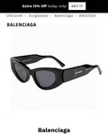 Balenciaga Polarized Cat-Eye Orange Lens Sunglasses for Men & Women