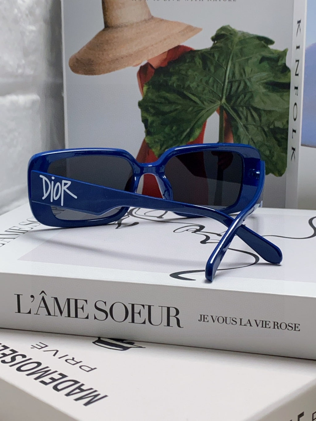 Dior Square Blue Lens Sunglasses for Women - 486729 - detail image 2