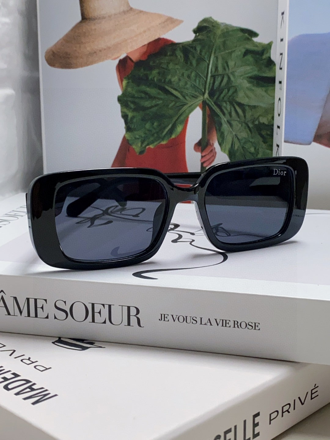 Dior Square Blue Lens Sunglasses for Women