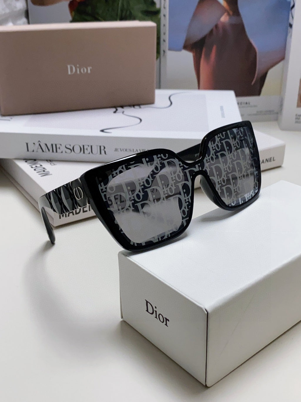 Dior Fashion Silver Lens Sunglasses for Women - 371933 - detail image 7