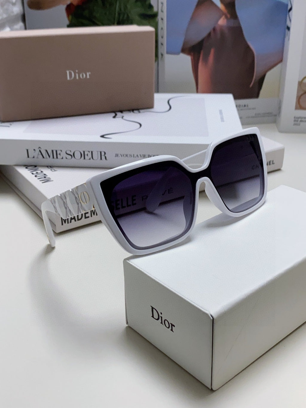 Dior Fashion Silver Lens Sunglasses for Women - 371934 - detail image 7