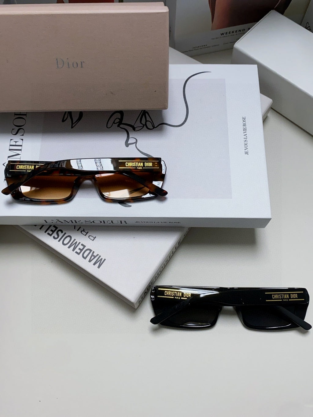 Dior Square Brown Lens Sunglasses for Men & Women - 371936 - detail image 8