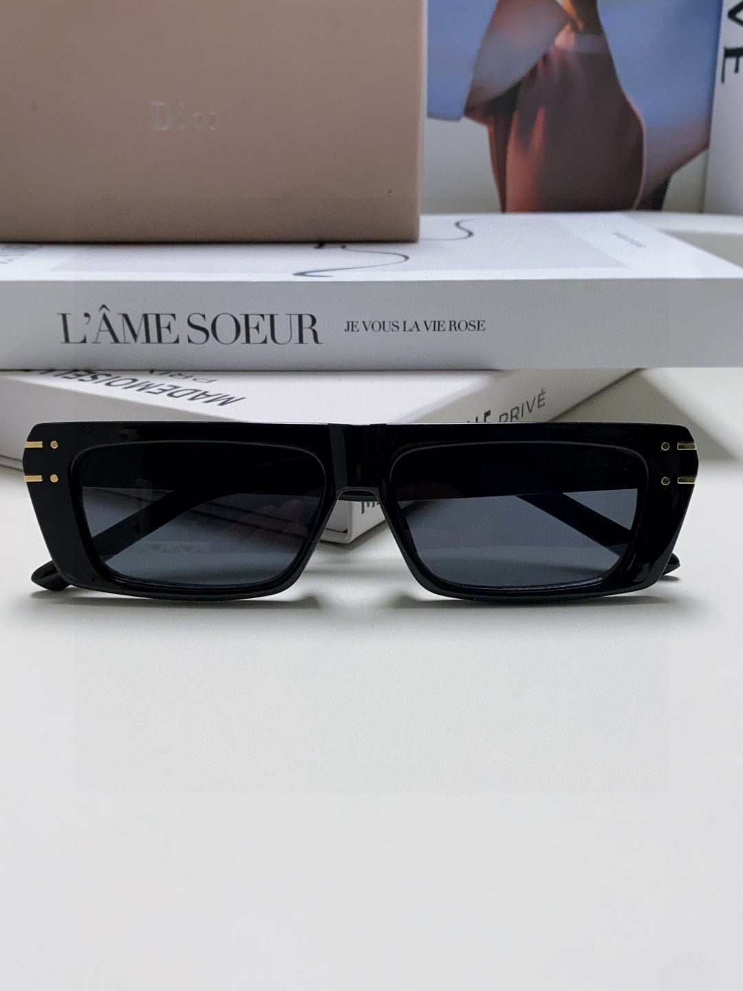 Dior Square Silver Lens Sunglasses for Men & Women - 371937 - detail image 6
