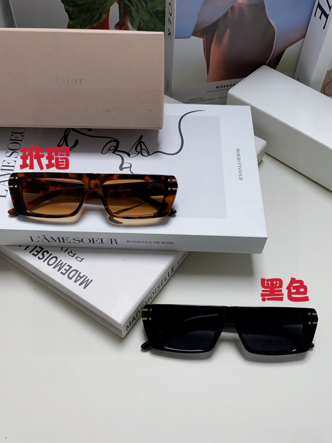 Dior Square Silver Lens Sunglasses for Men & Women - 371937 - detail image 9