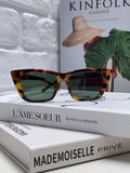 Saint Laurent Polarized Cat-Eye Silver Lens Sunglasses for Women - 465420