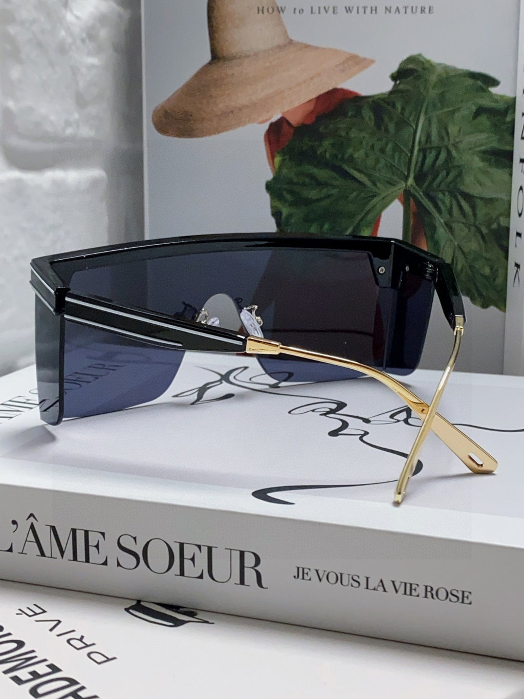 Dior Oversized Gold Lens Sunglasses for Men & Women - 371939 - detail image 2