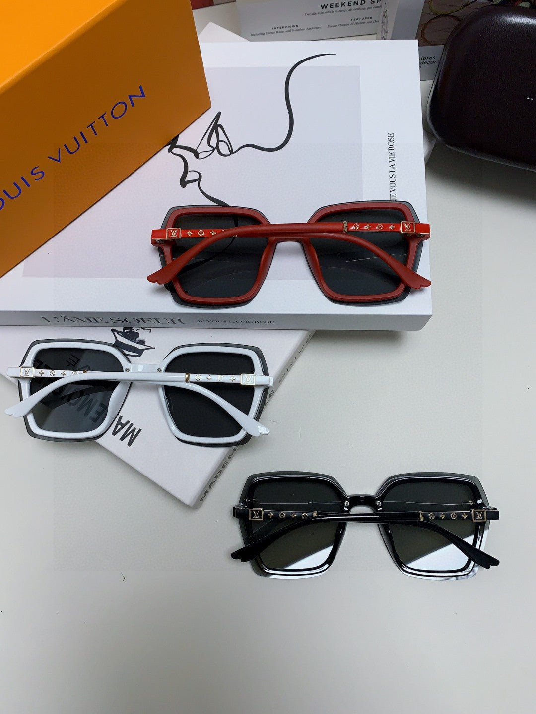 Louis Vuitton Fashion Gray Lens Sunglasses for Men & Women - 448631 - detail image 7