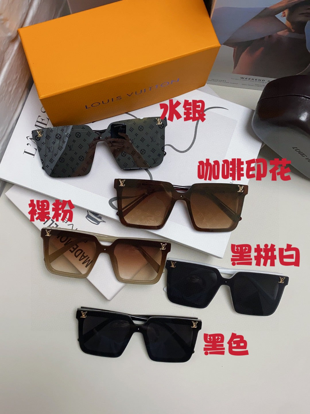 Louis Vuitton Fashion Silver Lens Sunglasses for Men & Women - 448637 - detail image 9