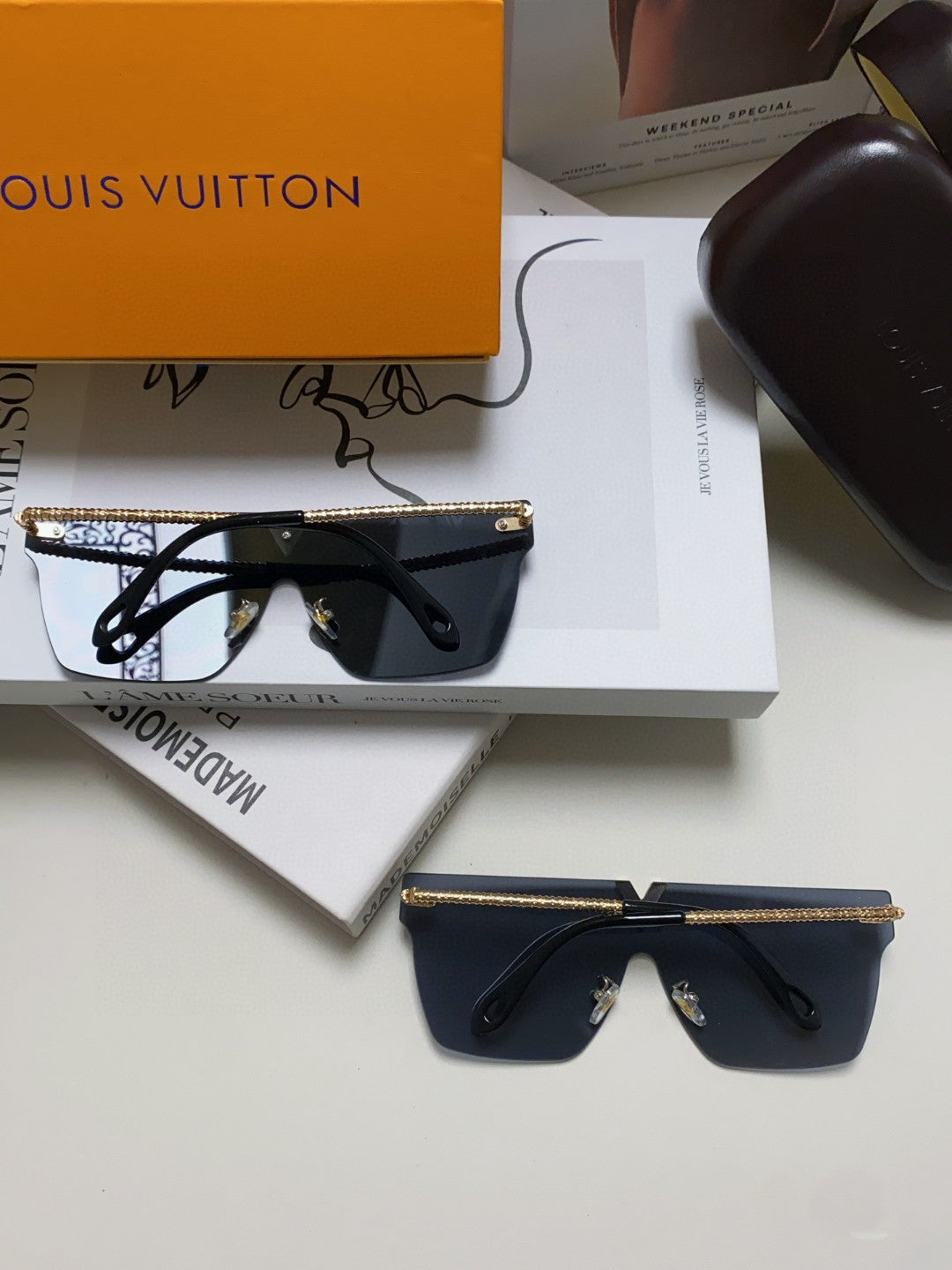 Louis Vuitton Fashion Gray Lens Sunglasses for Men & Women - 448642 - detail image 8