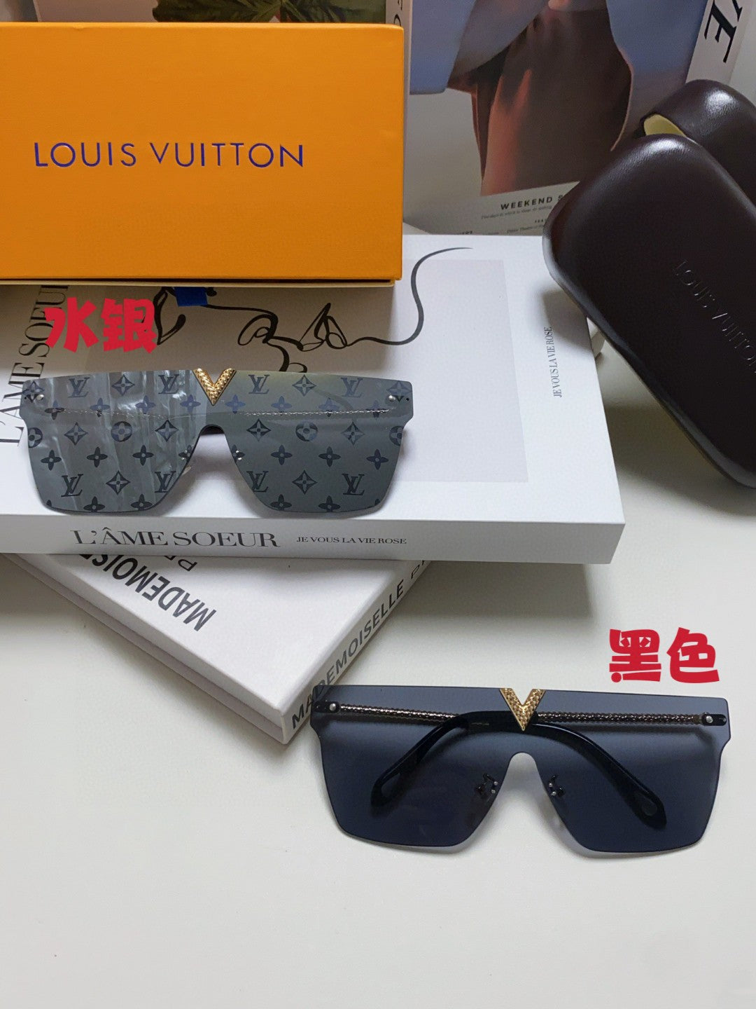 Louis Vuitton Fashion Gray Lens Sunglasses for Men & Women - 448642 - detail image 9