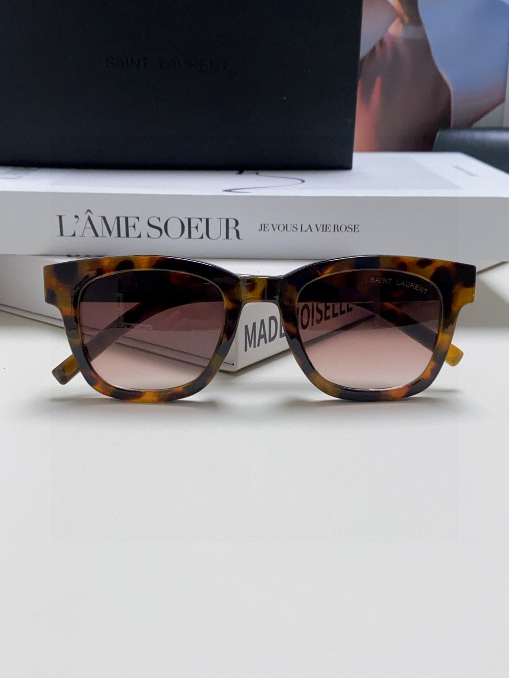 Saint Laurent Fashion Silver Lens Sunglasses for Women - detail image 5