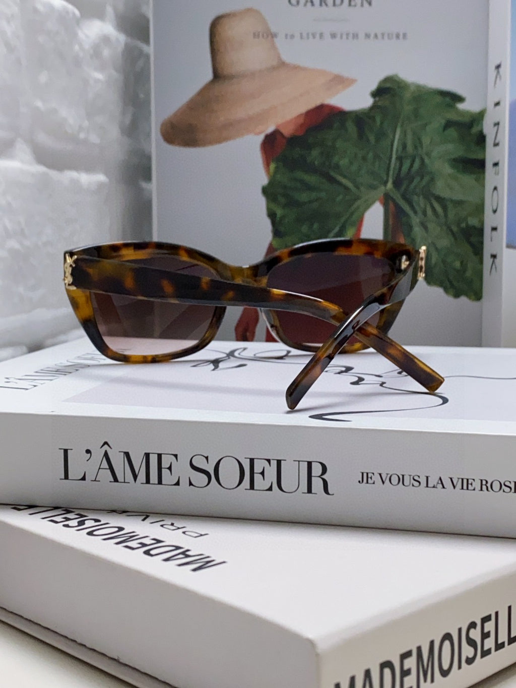 Saint Laurent Polarized Cat-Eye Black Lens Sunglasses for Women - 465422 - detail image 4