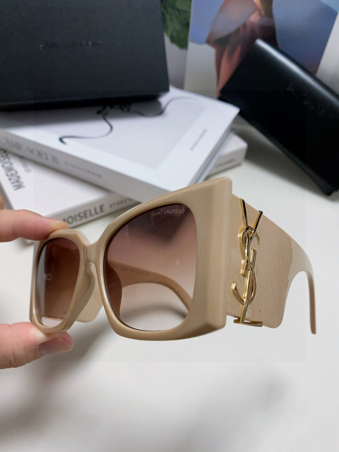 Saint Laurent Fashion Brown Lens Sunglasses for Men & Women - 465424 - detail image 5