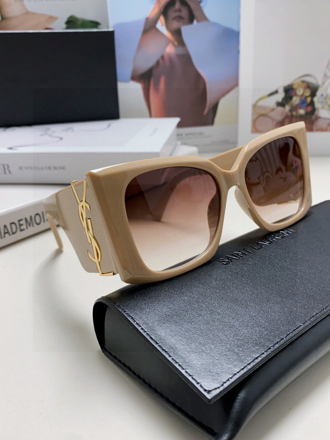 Saint Laurent Fashion Brown Lens Sunglasses for Men & Women - 465424 - detail image 7