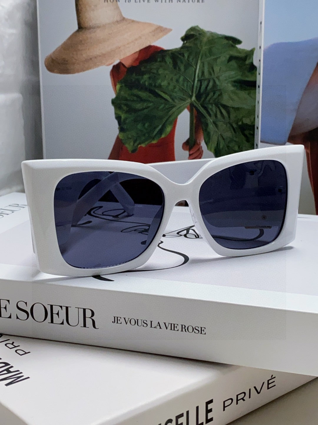 Saint Laurent Fashion Blue Lens Sunglasses for Men & Women