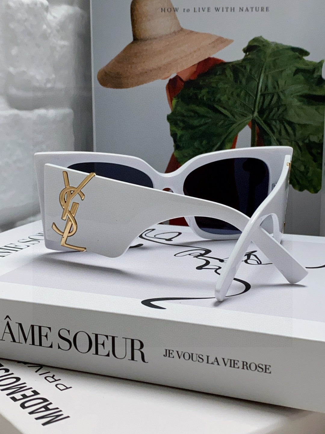 Saint Laurent Fashion Blue Lens Sunglasses for Men & Women - detail image 2