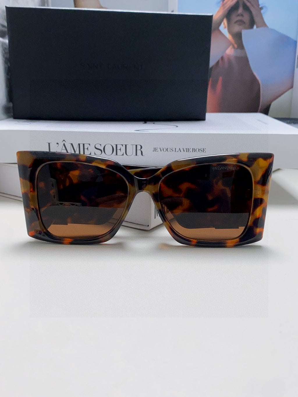 Saint Laurent Fashion Black Lens Sunglasses for Men & Women - 465426 - detail image 6