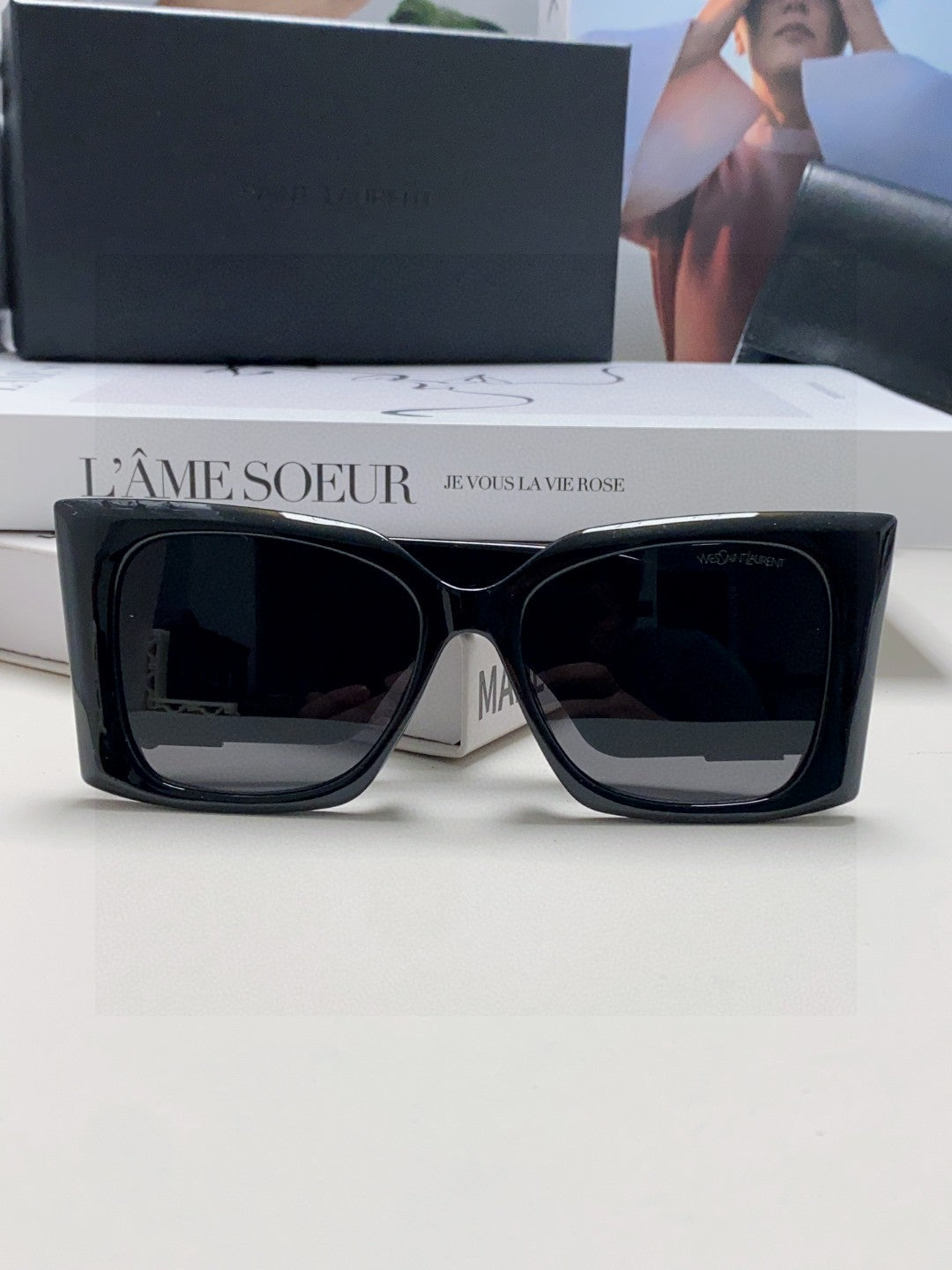 Saint Laurent Fashion Black Lens Sunglasses for Men & Women - 465427 - detail image 6