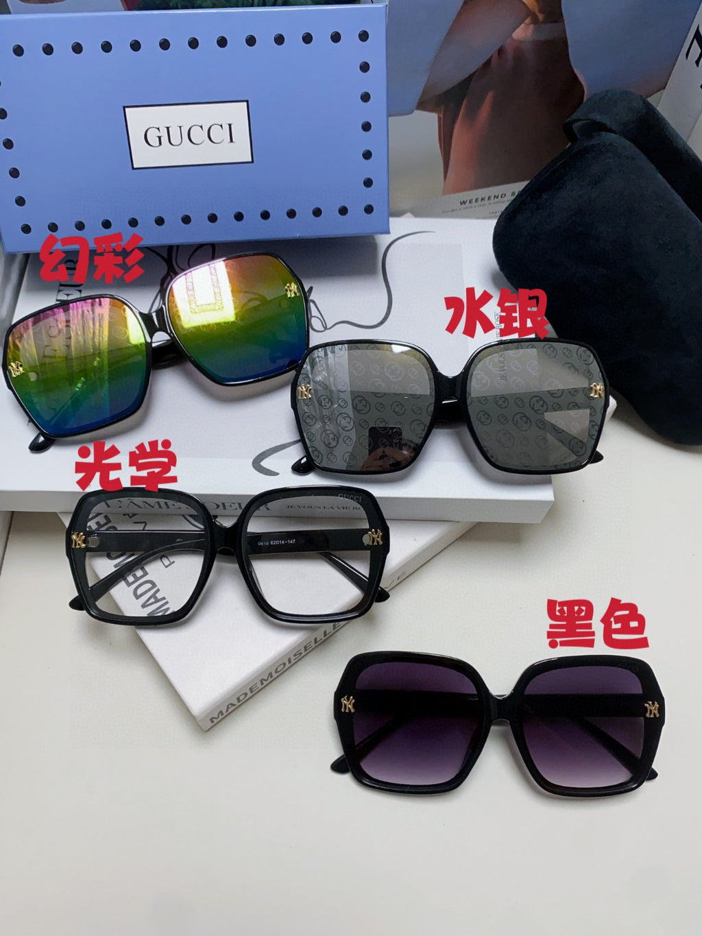 Gucci Polarized Fashion Silver Lens Sunglasses for Men & Women - 464853 - detail image 9