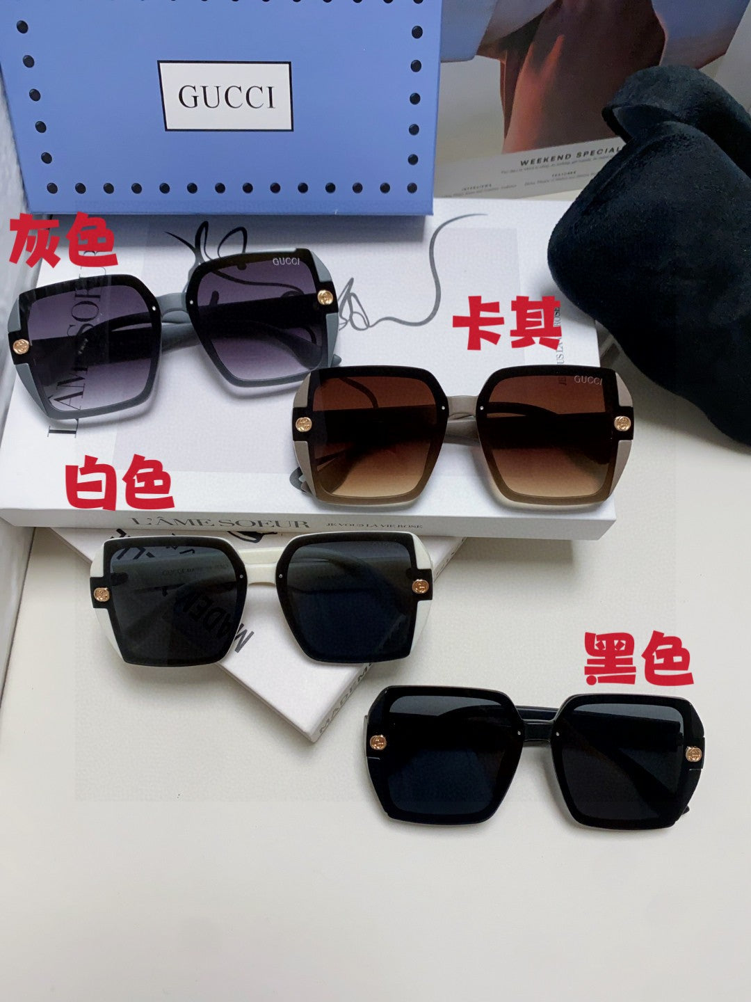 Gucci Polarized Fashion Silver Lens Sunglasses for Men & Women - 464848 - detail image 9