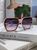 Celine Square Purple Lens Sunglasses for Men & Women - 415649
