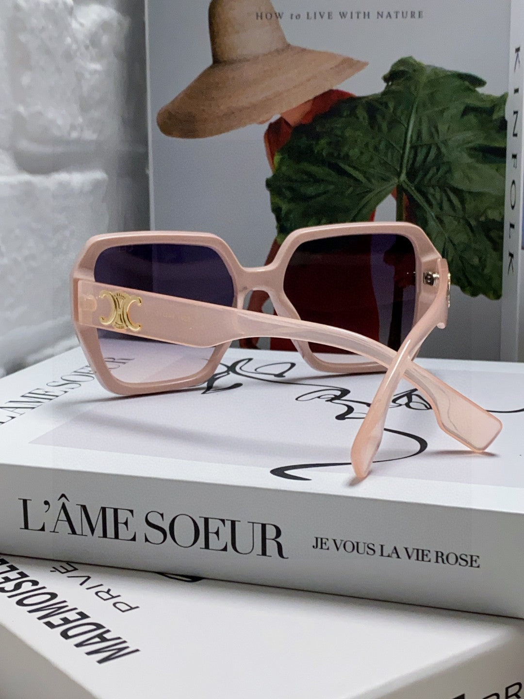 Celine Square Purple Lens Sunglasses for Men & Women - 415649 - detail image 2