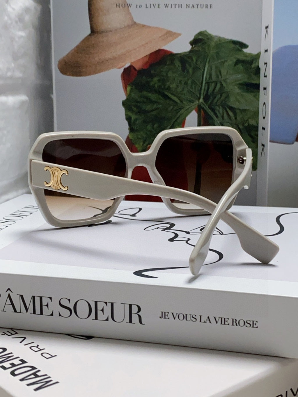 Celine Square Red Lens Sunglasses for Men & Women - 415650 - detail image 2