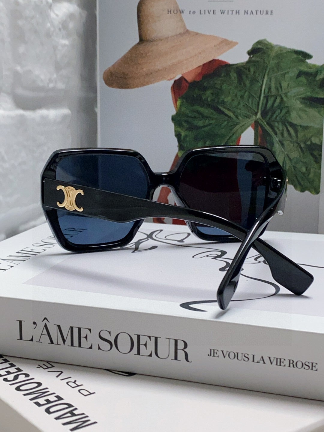 Celine Square Gold Lens Sunglasses for Men & Women - 415652 - detail image 2