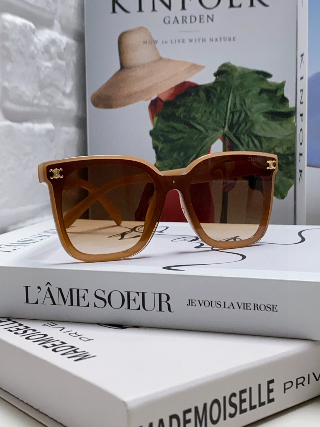 Celine Fashion Brown Lens Sunglasses for Men & Women - 415645