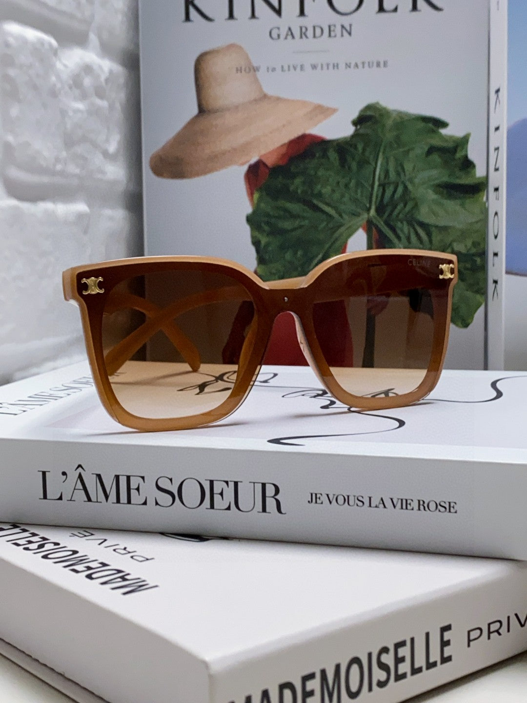 Celine Fashion Brown Lens Sunglasses for Men & Women - 415645