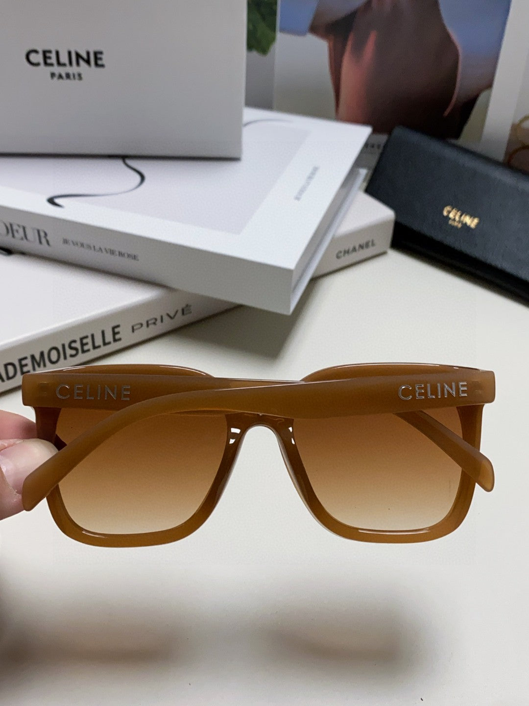 Celine Fashion Brown Lens Sunglasses for Men & Women - 415645 - detail image 4