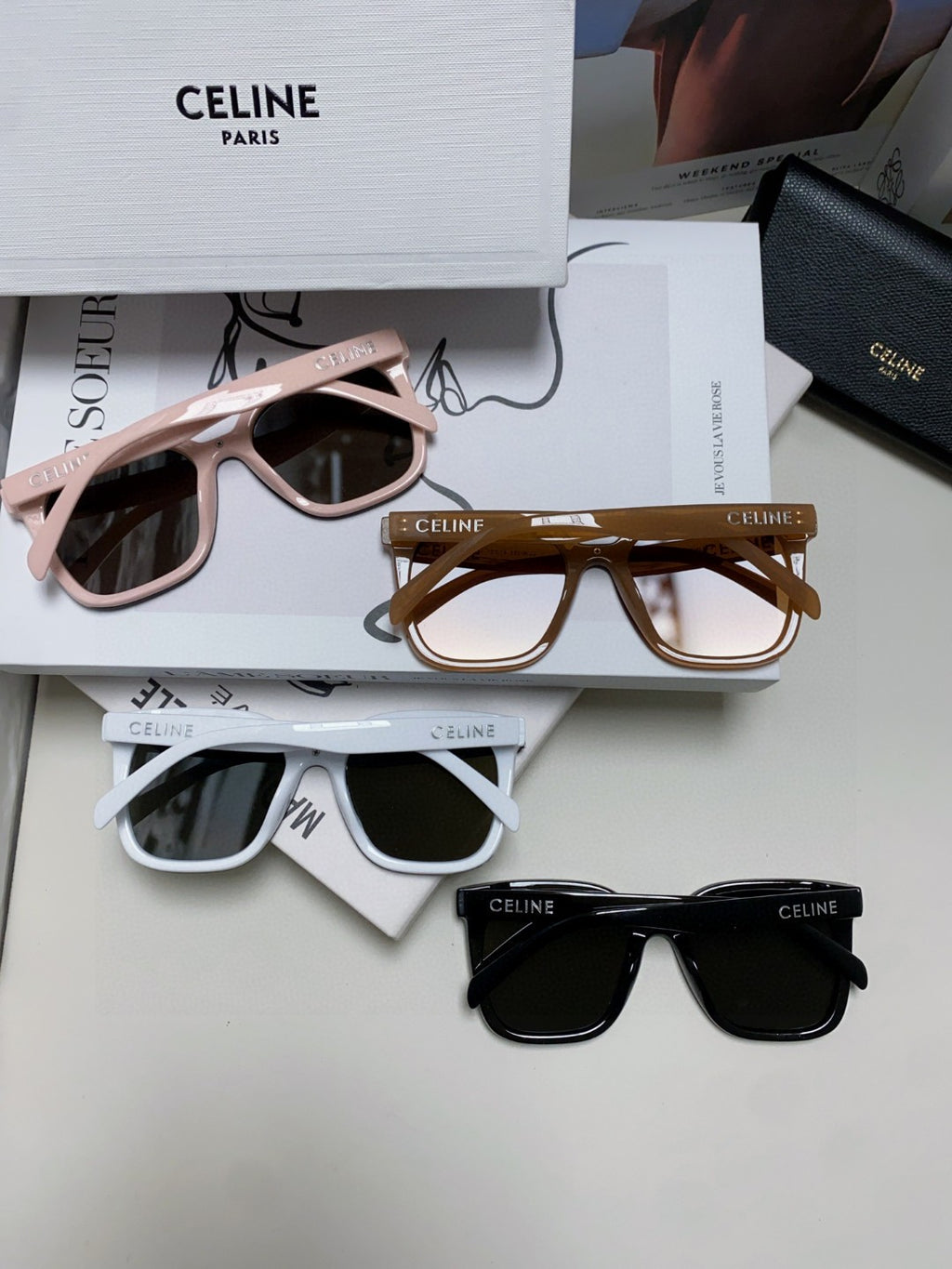 Celine Fashion Brown Lens Sunglasses for Men & Women - 415645 - detail image 8
