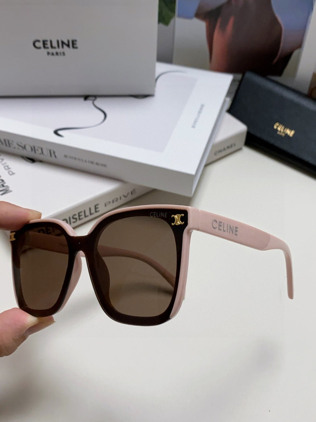 Celine Fashion Gray Lens Sunglasses for Men & Women - 415646 - detail image 5