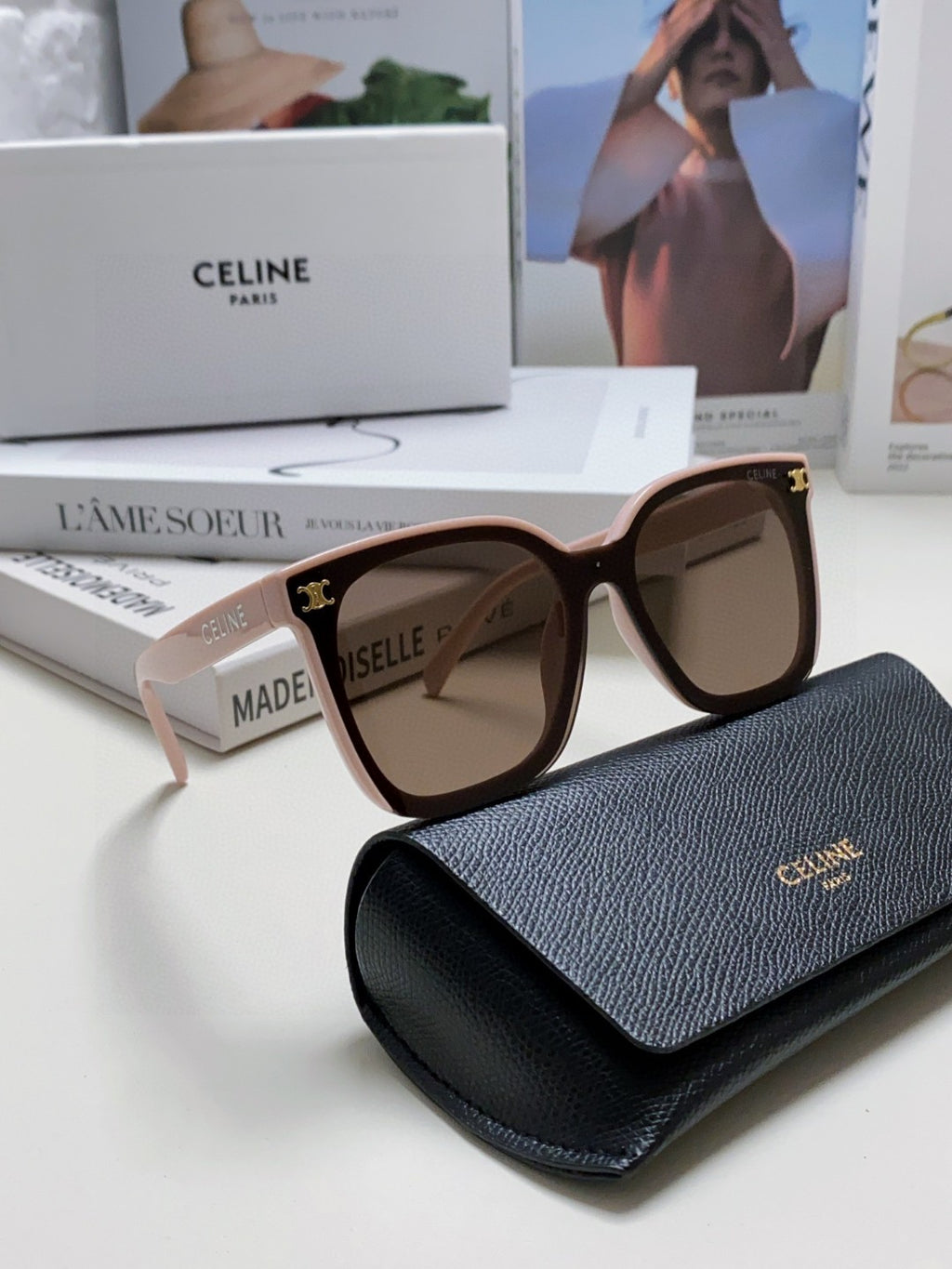 Celine Fashion Gray Lens Sunglasses for Men & Women - 415646 - detail image 7