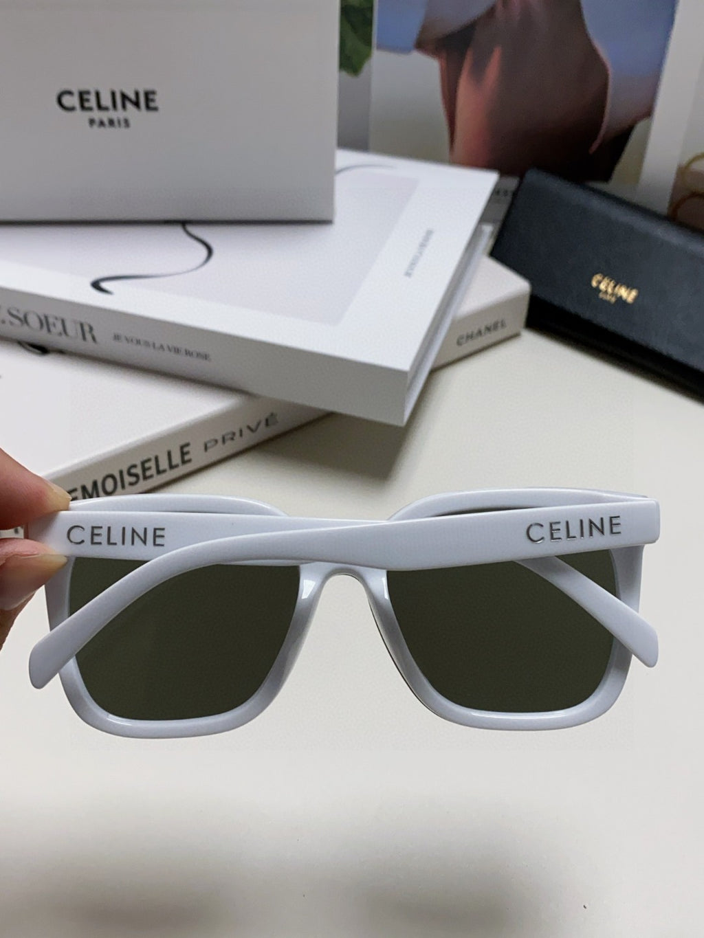 Celine Fashion Gray Lens Sunglasses for Men & Women - detail image 4