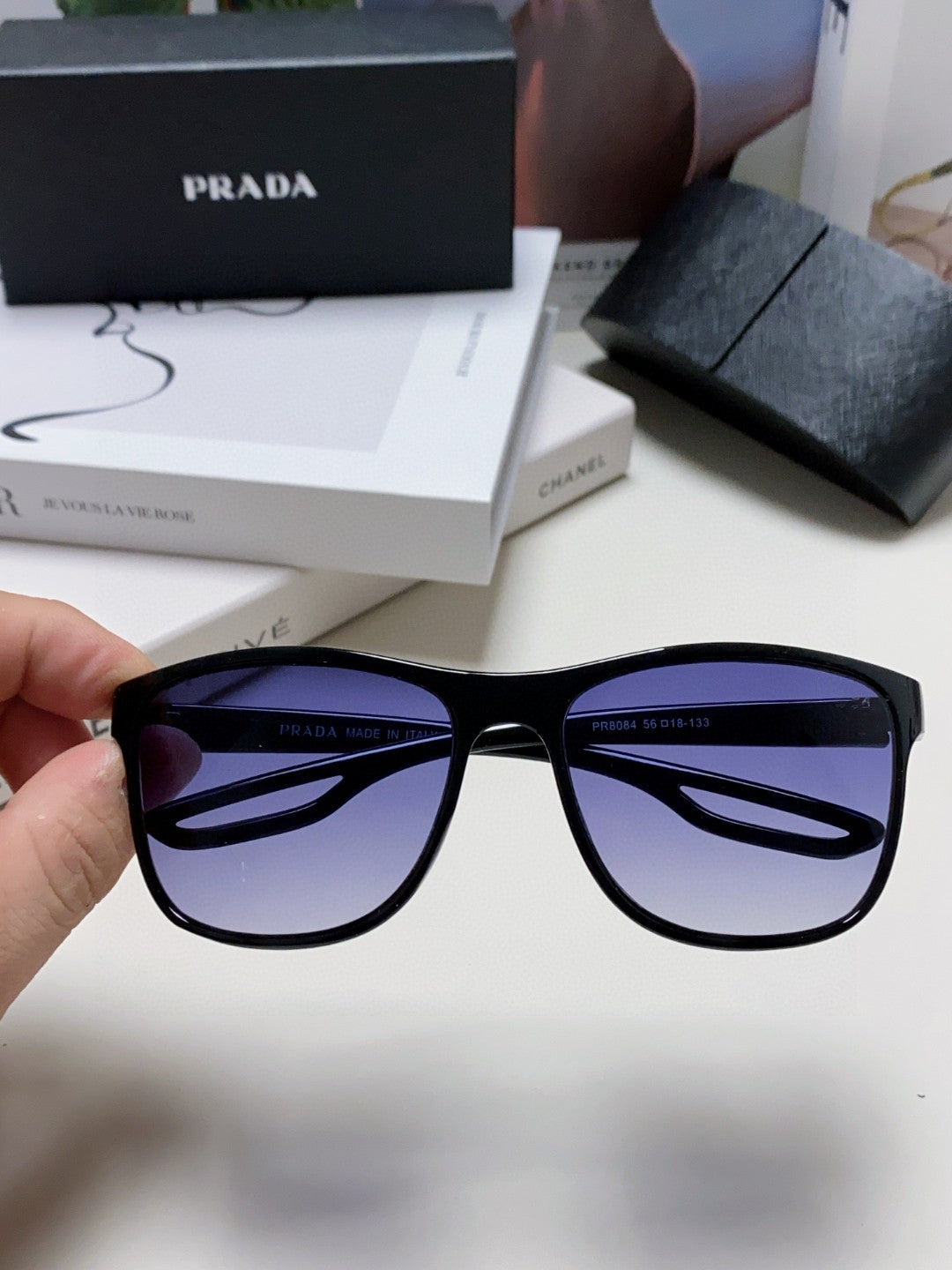 Prada Polarized Fashion Blue Lens Sunglasses for Men & Women - 415706 - detail image 3