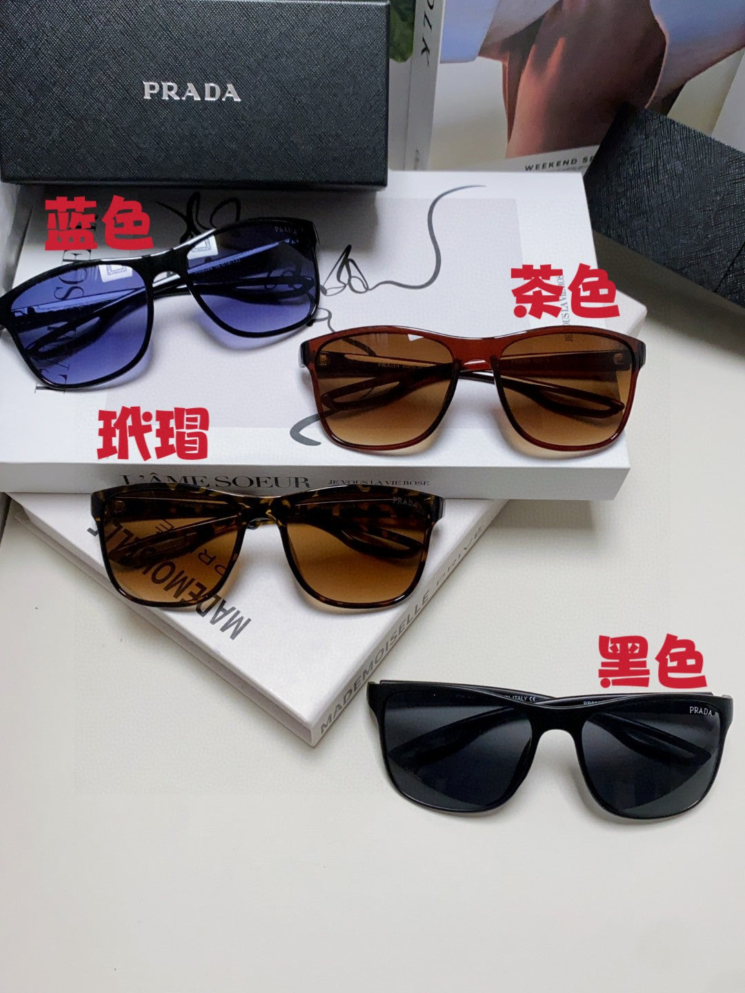 Prada Polarized Fashion Blue Lens Sunglasses for Men & Women - 415706 - detail image 9
