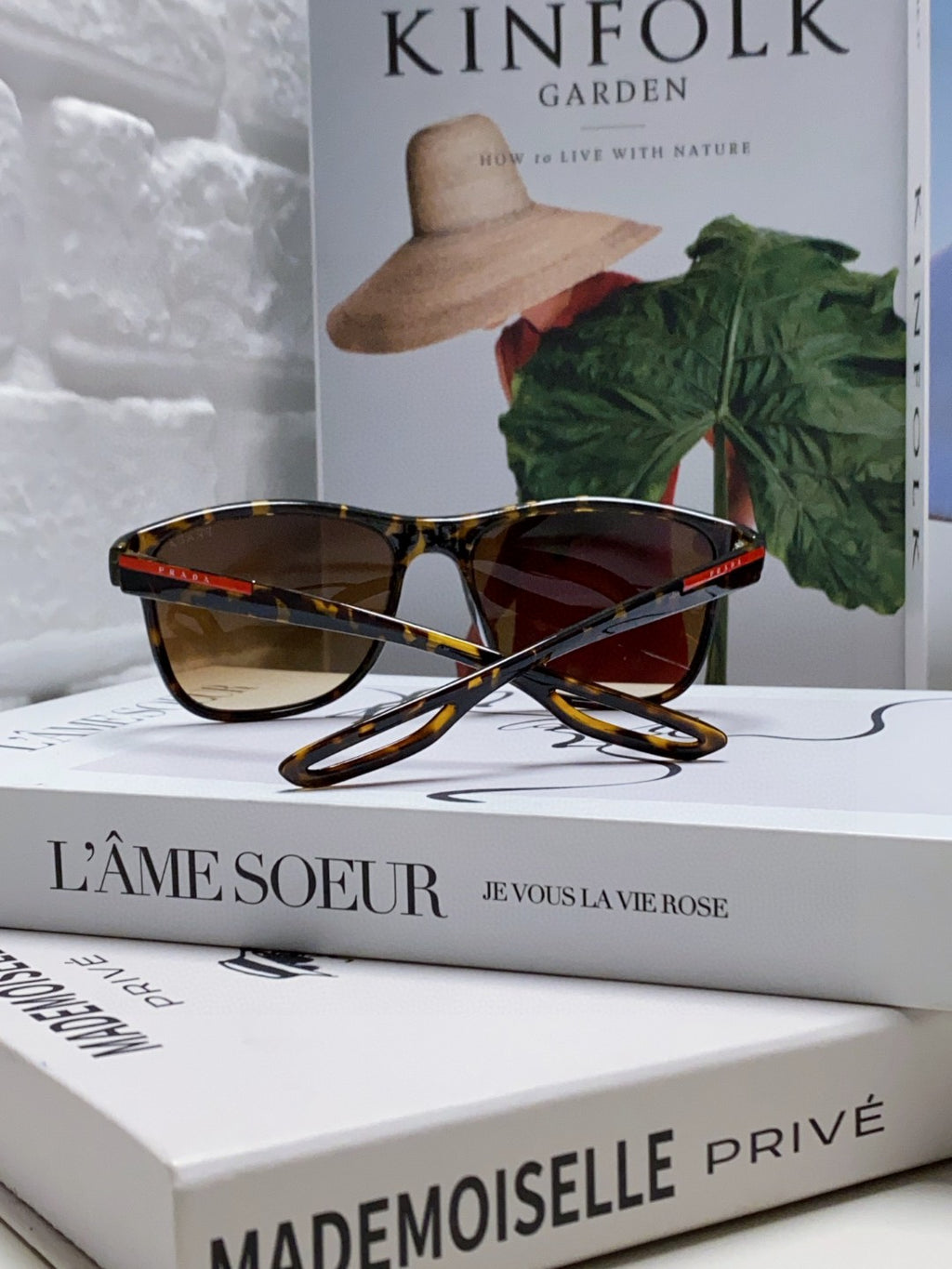 Prada Polarized Fashion Brown Lens Sunglasses for Men & Women - detail image 2