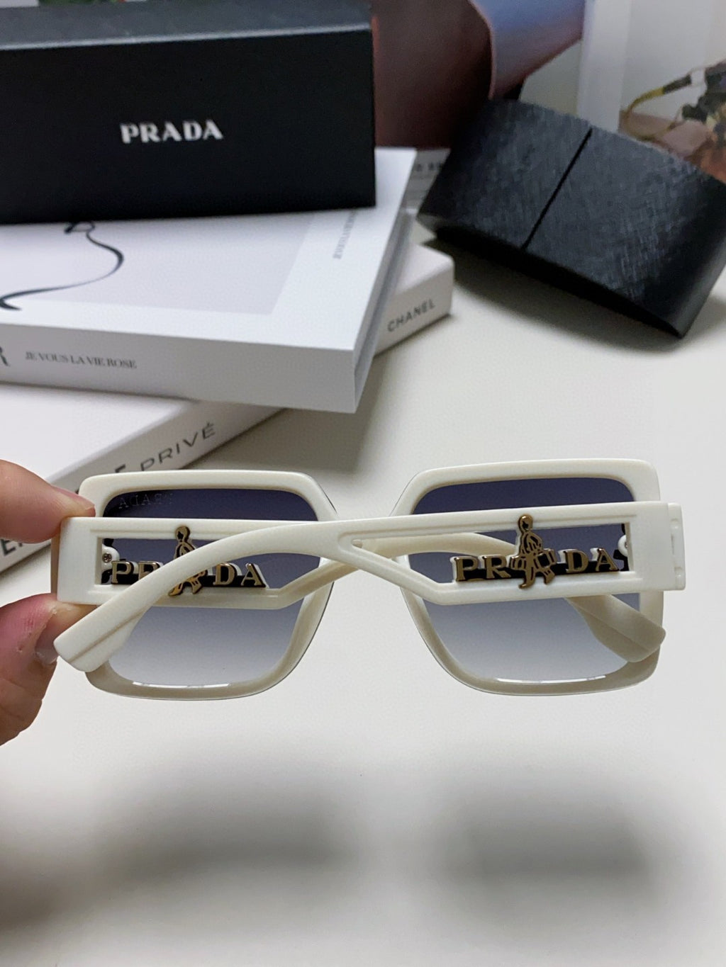 Prada Fashion Silver Lens Sunglasses for Men & Women - 432167 - detail image 4