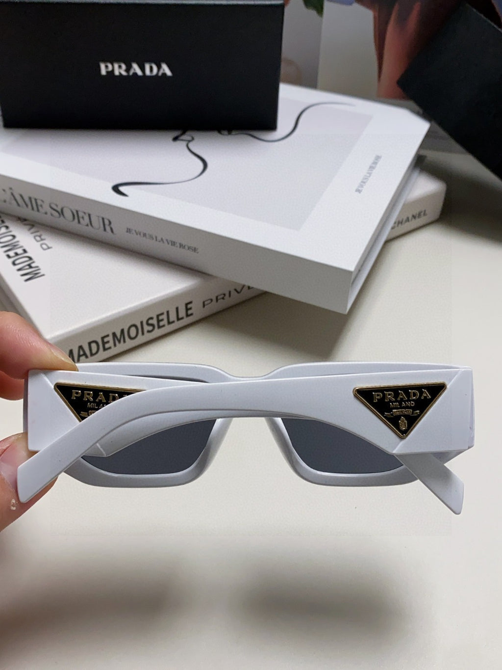 Prada Fashion Blue Lens Sunglasses for Men & Women - 487188 - detail image 3