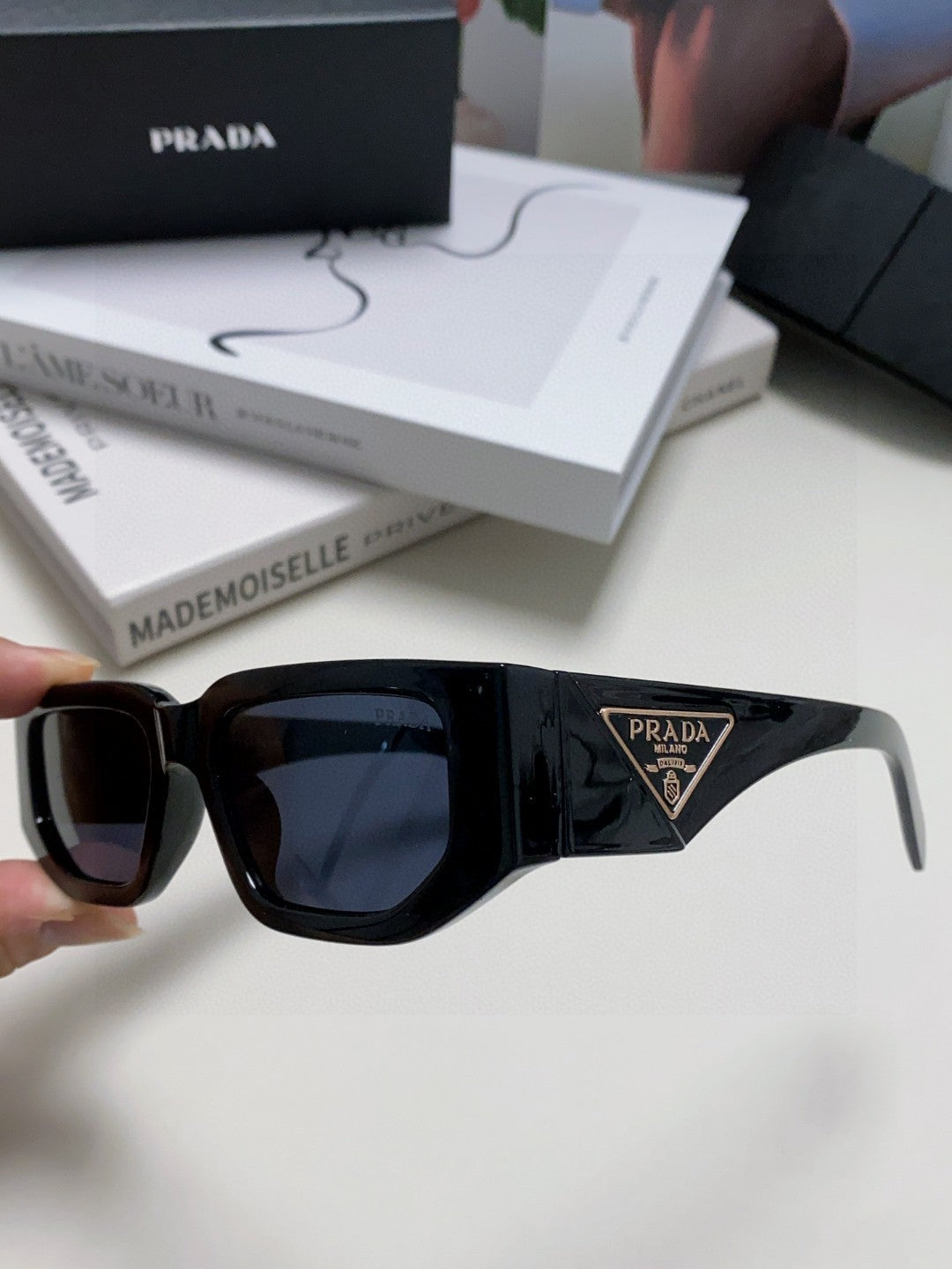 Prada Fashion Blue Lens Sunglasses for Men & Women - 432174 - detail image 5
