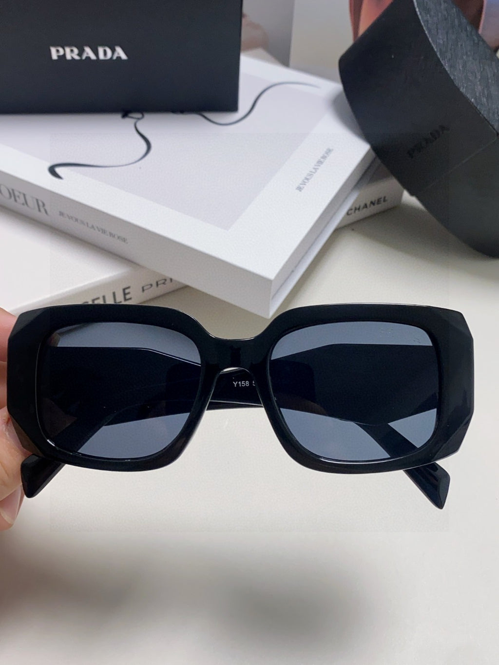 Prada Square Blue Lens Sunglasses for Women - 382692 - detail image 2