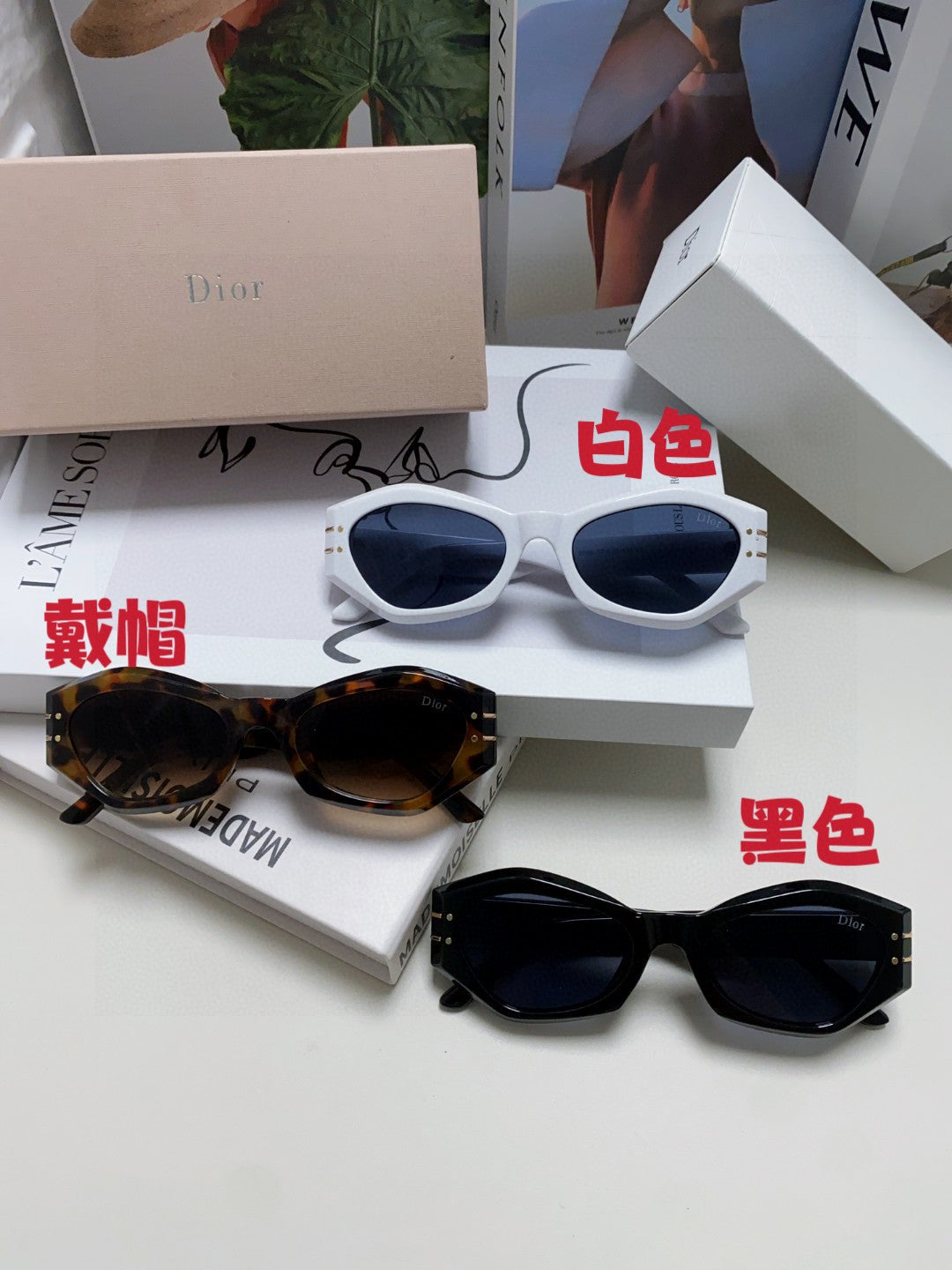 Dior Fashion Gold Lens Sunglasses for Men & Women - 382402 - detail image 9
